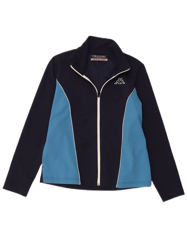 Giacca da tuta da donna KAPPA UK 14 Medium Navy Blue Colourblock
