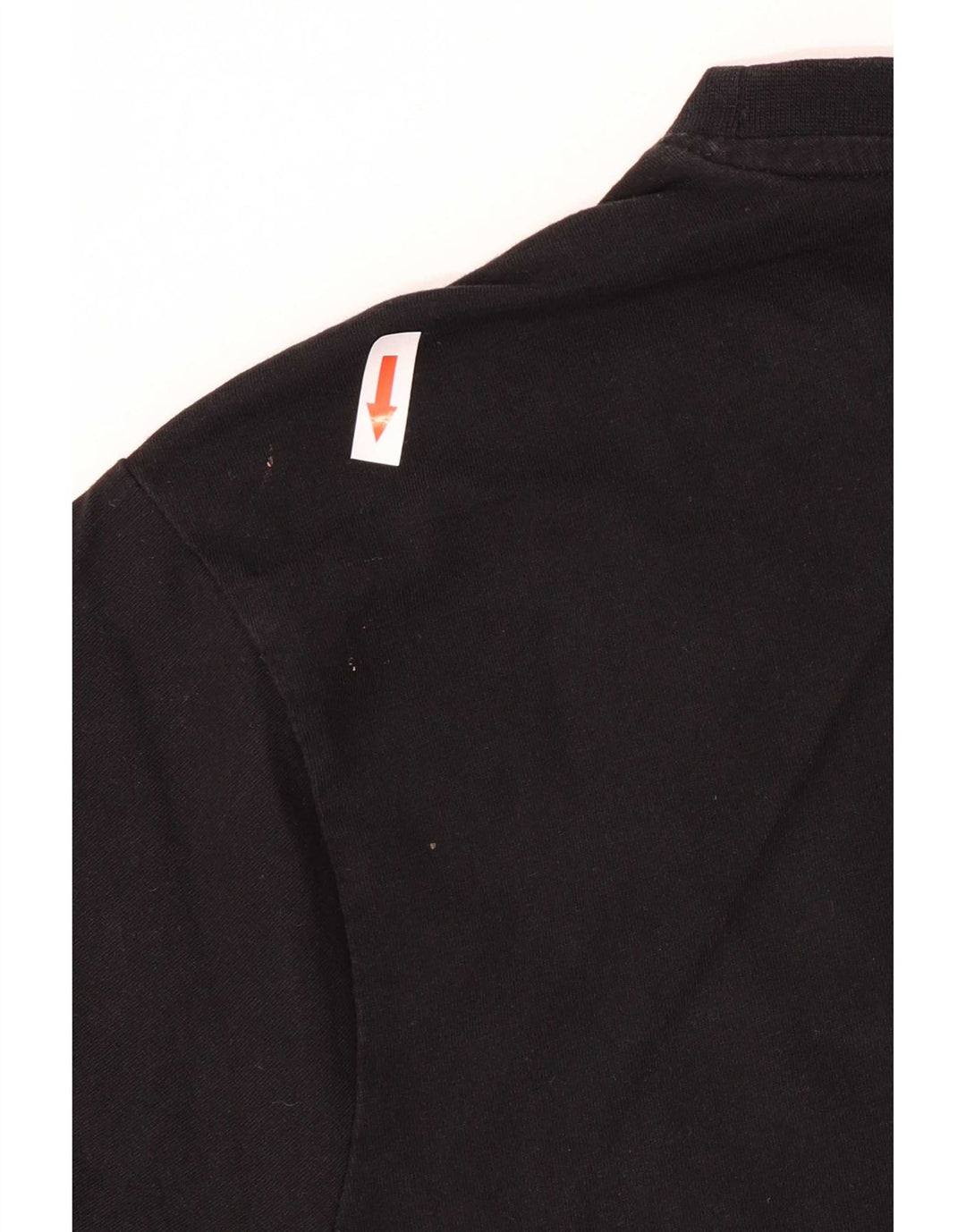 Kappa Herre Grafisk T-Shirt Top Stor Sort Bomuld