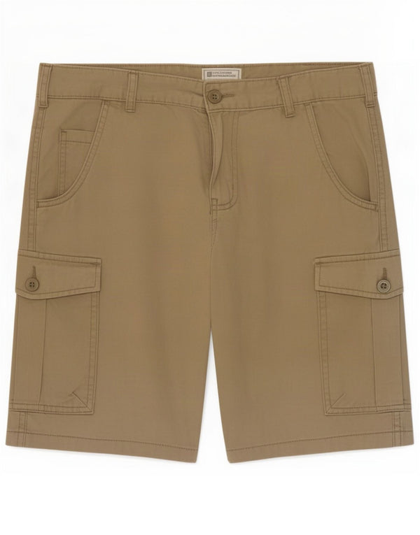 Mountain Warehouse Mens Cargo Shorts Medium W30 Khaki Cotton