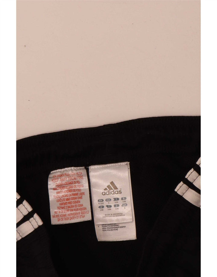 Adidas Sportshorts für Jungen, 9–10 Jahre, schwarzes Polyester