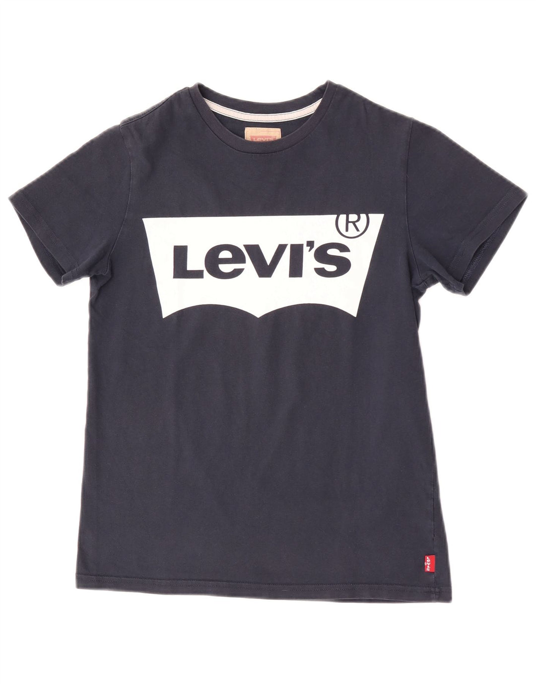 Levi's Boys Regular Graphic T-Shirt Top 13-14 Years Navy Blue Logo
