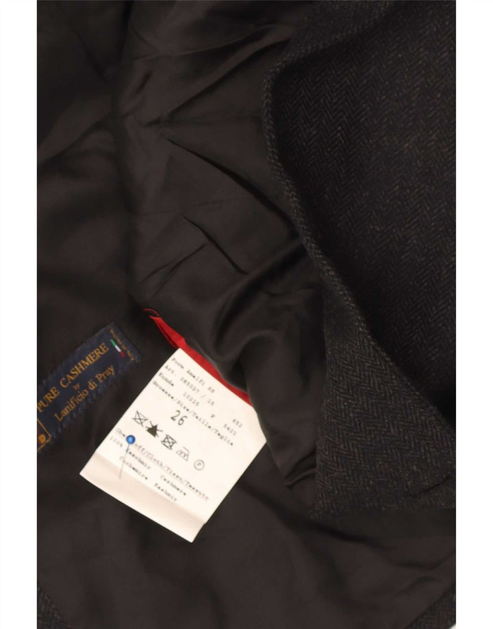 Jachetă Blazer pentru bărbați Lanificio Di Pray, cu 2 nasturi, UK 42 XL, gri Herringbone