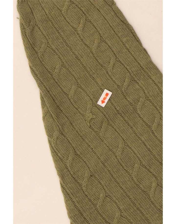 Maglione da uomo con scollo a V VINTAGE grande color kaki