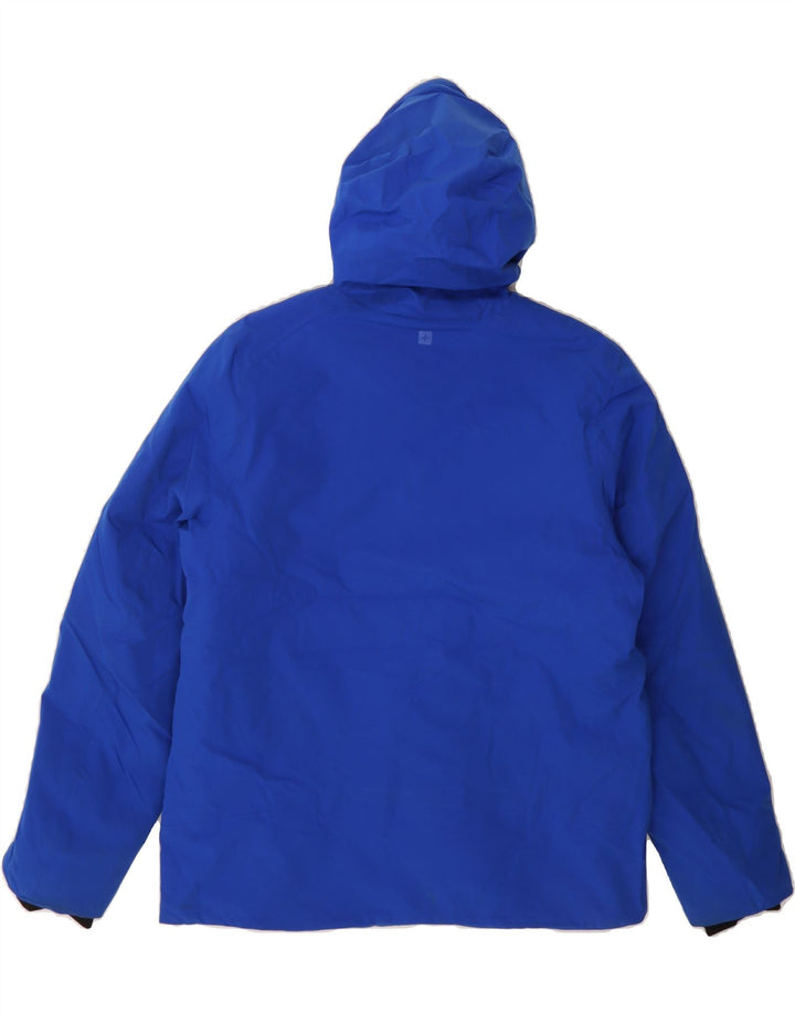 MOUNTAIN WAREHOUSE Boys Hooded Windbreaker Jacket 12-13 Years Blue Vintage Mountain Warehouse and Second-Hand Mountain Warehouse from Messina Hembry 