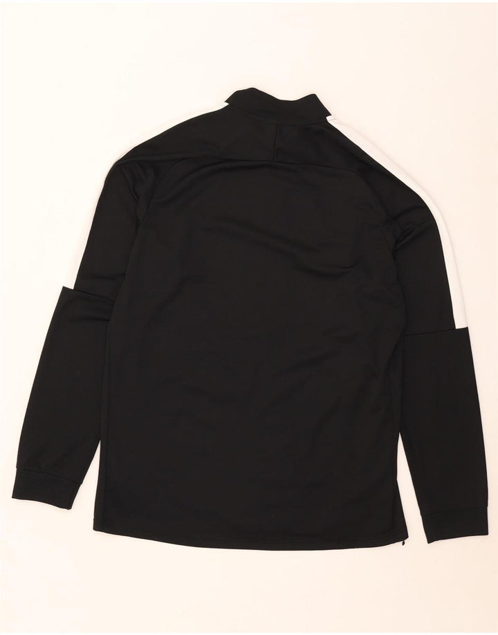 Nike Mens Dri Fit Tracksuit Top Jacket XL Black Colourblock Polyester