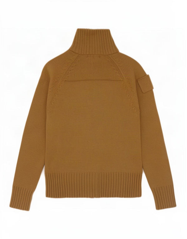 Pulover cardigan pentru femei Zara UK 12 Medium Khaki Acrilic