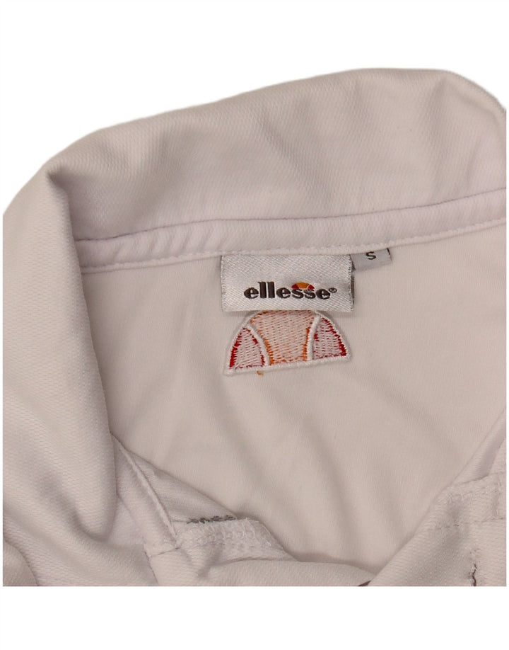 Ellesse Herre Polo Shirt Lille Hvid Stribet