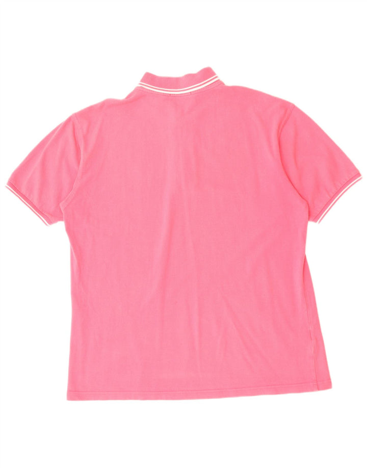 Fred Perry Mens Polo Shirt 2XL Pink Cotton