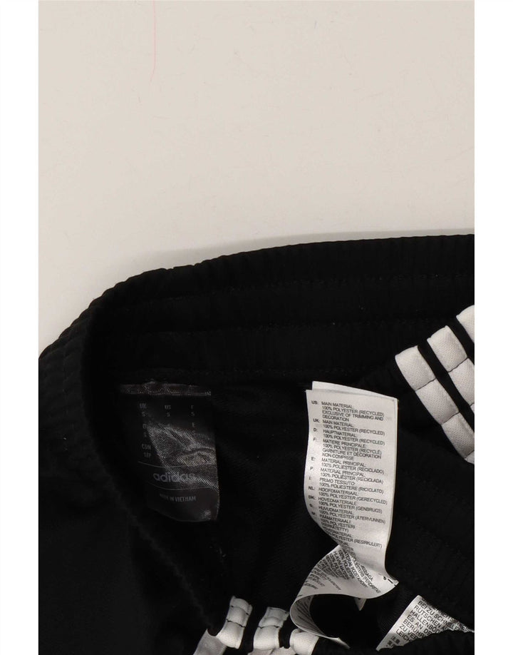 Adidas Mens Tracksuit Trousers Joggers Small Black Polyester