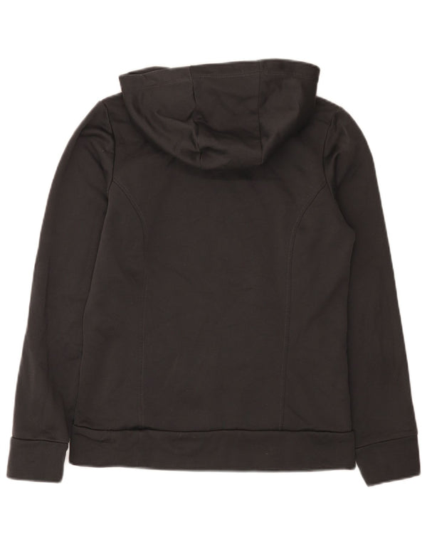 The North Face Womens Graphic Hoodie Jumper UK 10 Small Black Polyester