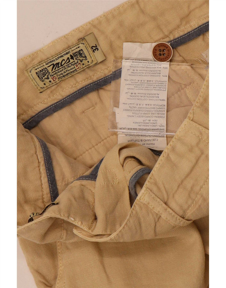 Marlboro Classics Short Chino Homme W32 Coton Beige Moyen
