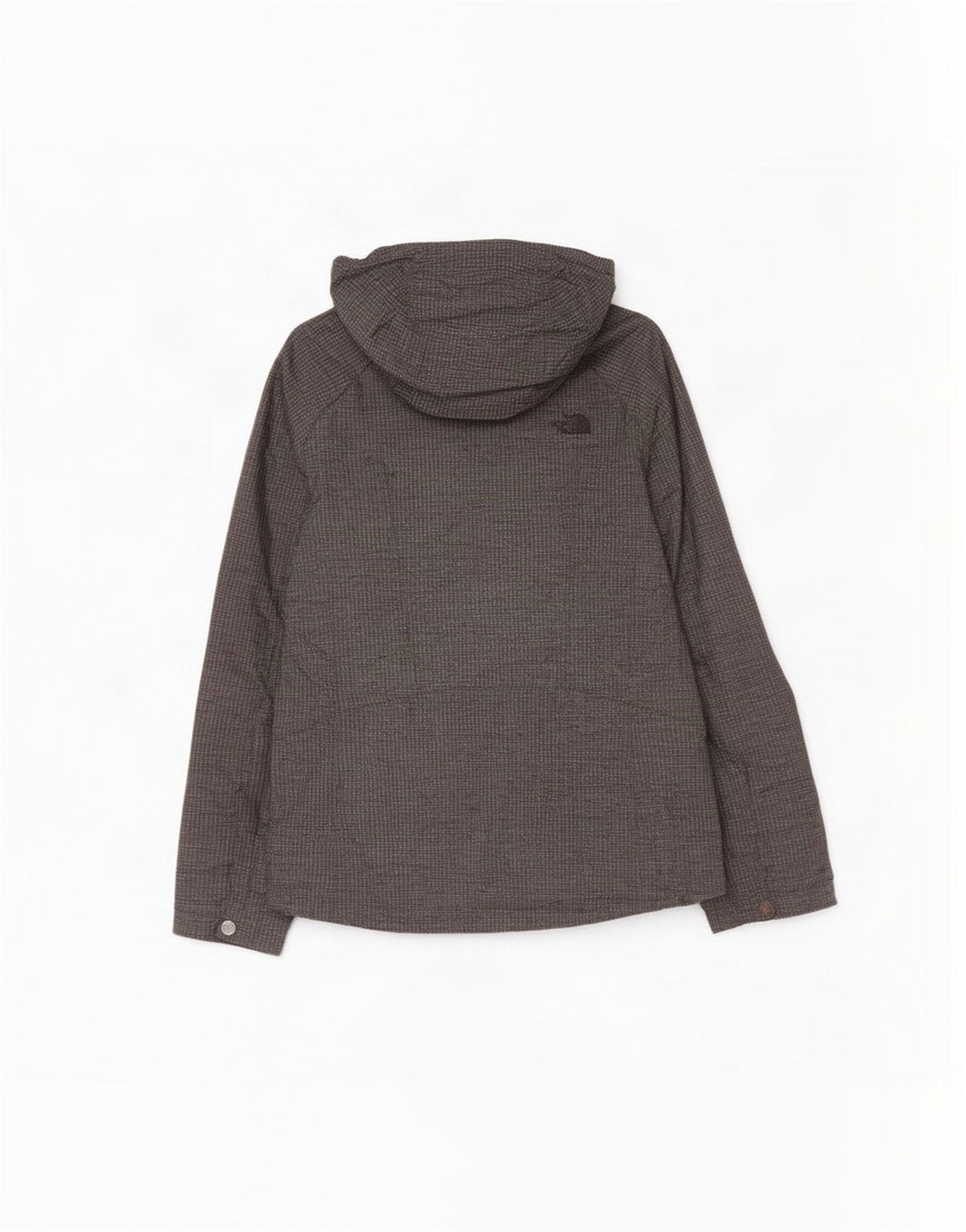 Женская дождевик с капюшоном The North Face UK 14, нейлон среднего серого цвета