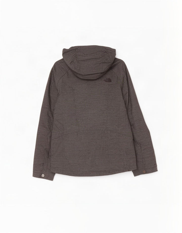 Женская дождевик с капюшоном The North Face UK 14, нейлон среднего серого цвета