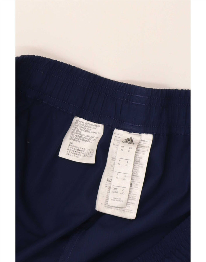 Adidas Pantalon de survêtement Climalite pour homme XL Bleu marine Polyester