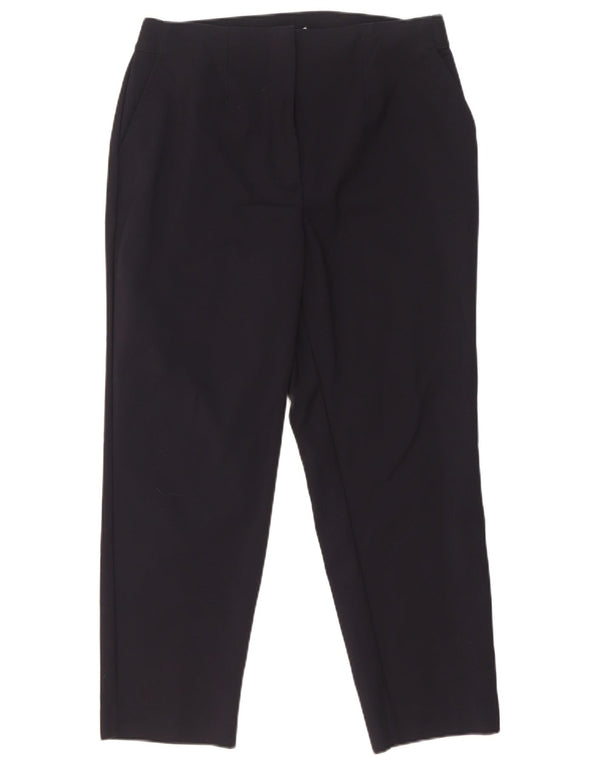 Женские укороченные брюки с высокой талией Marks & Spencer UK 14 Medium W30 L25 Nav