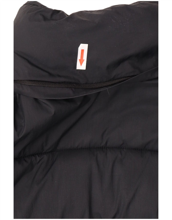 Superdry polstret jakke til kvinder UK 8 Lille sort nylon