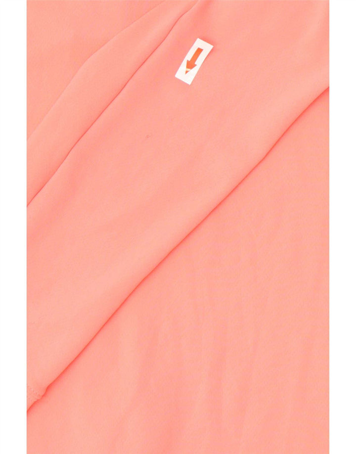 Under Armour Womens Fitted Pullover Tracksuit Top UK 12 Medium Pink