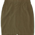 VINTAGE Womens Pencil Skirt IT 44 Medium Khaki Vintage Vintage and Second-Hand Vintage from Messina Hembry 