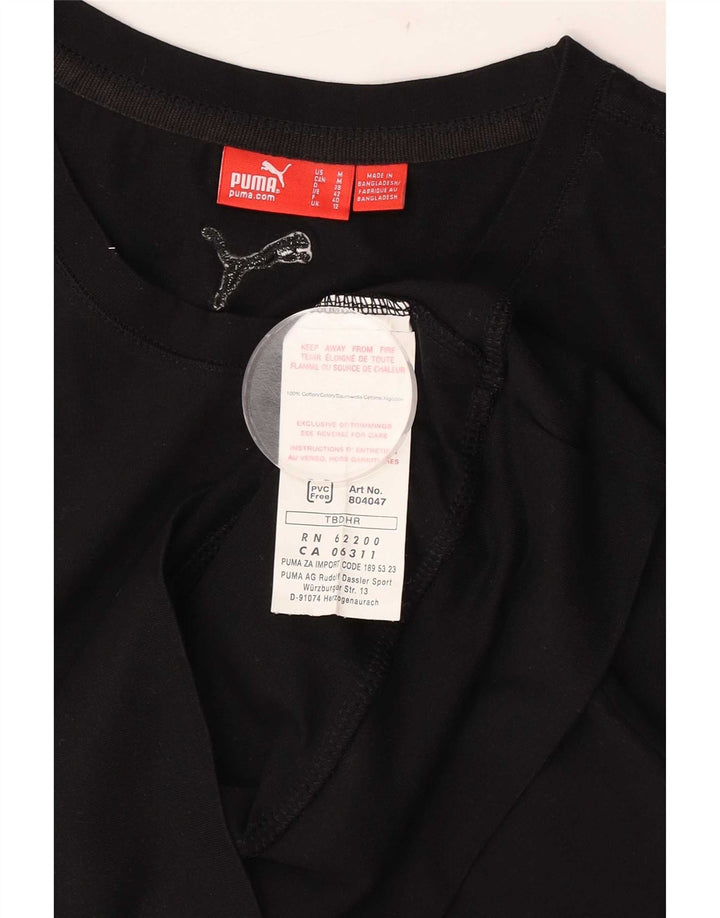 Canotta grafica da donna Puma UK 12 cotone medio nero