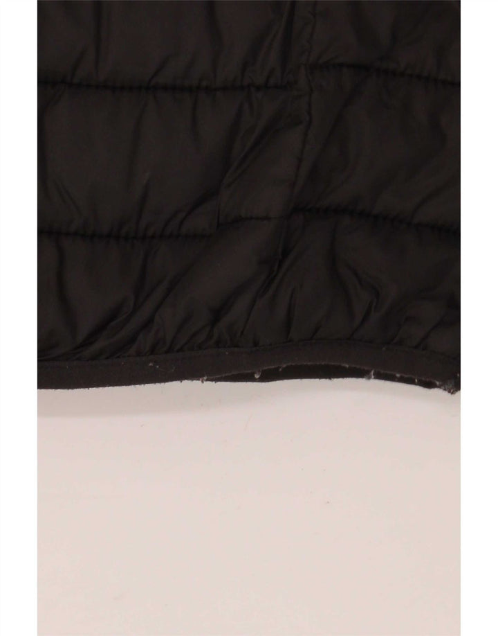 Giacca imbottita con cappuccio da donna Kappa UK 16 Large nera in poliammide