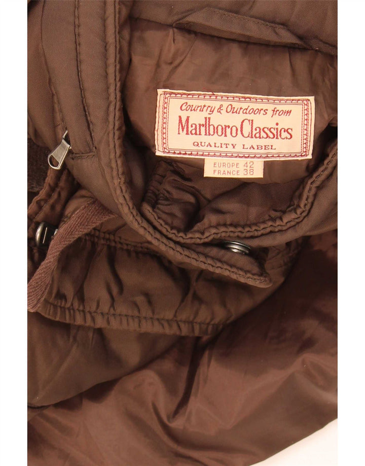 Giacca utilitaria con cappuccio da donna Marlboro Classics EU 42 Large Marrone Nylon