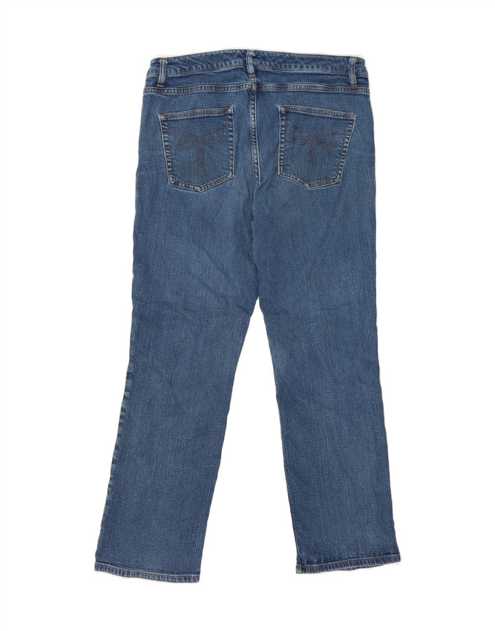 CHAPS Womens Straight Jeans US 12 Large W34 L27 Blue Cotton Vintage Chaps and Second-Hand Chaps from Messina Hembry 