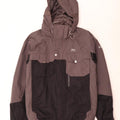 Helly Hansen Skijakke med hætte til mænd UK 36 Small Grey Colourblock Polyamid