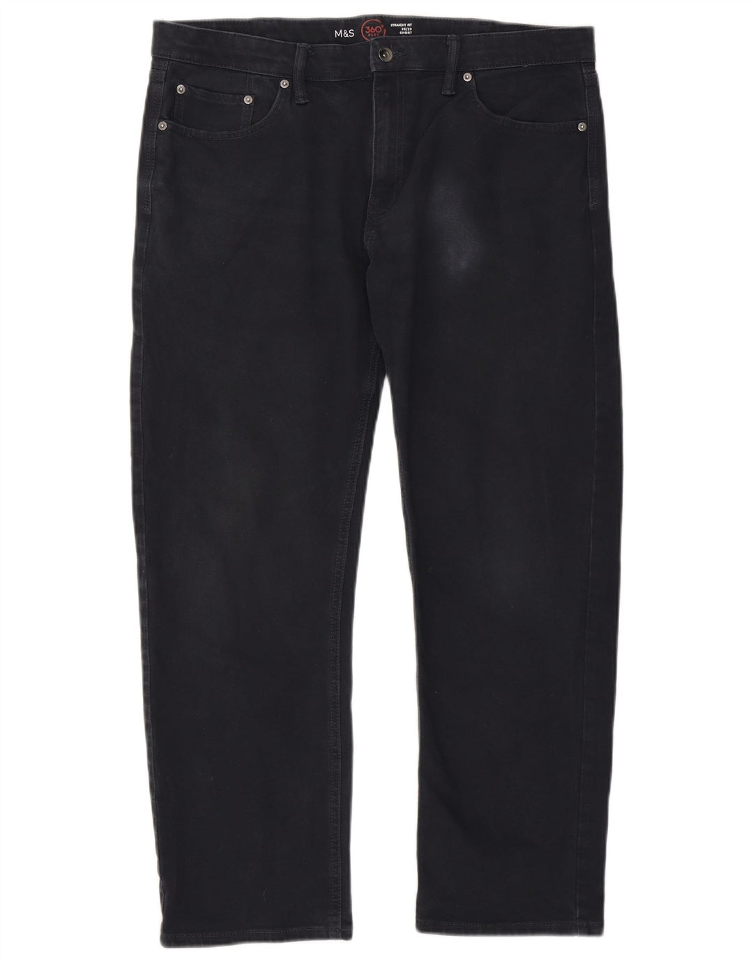 Marks & Spencer Straight Jeans til mænd W36 L29 Marineblå bomuld