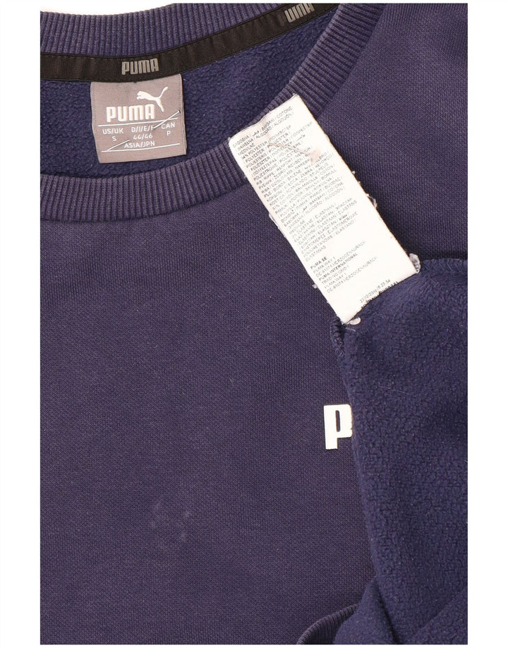 Puma Sweatshirt til mænd, lille marineblå bomuld