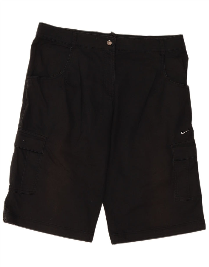 Γυναικείο σορτς Nike Cargo UK 12 Medium W36 μαύρο βαμβακερό