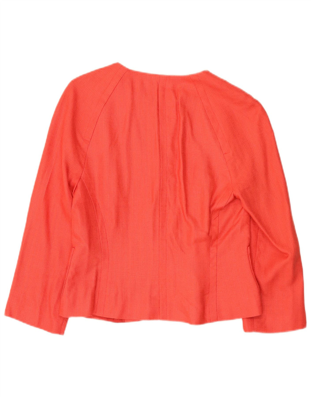 Zara Womens 3/4 Sleeve Bolero Jacket EU 40 Medium Red Rayon