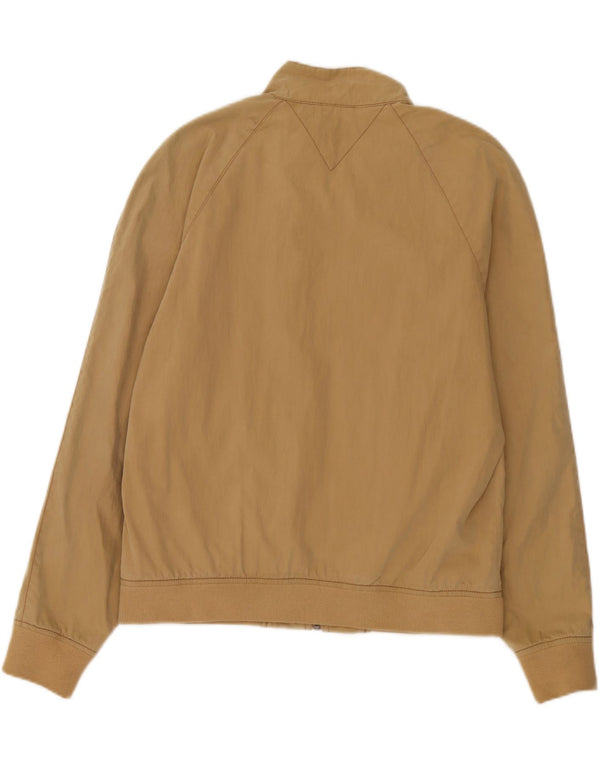 Tommy Hilfiger Herre Bomber Jacket UK 38 Medium Beige Bomuld