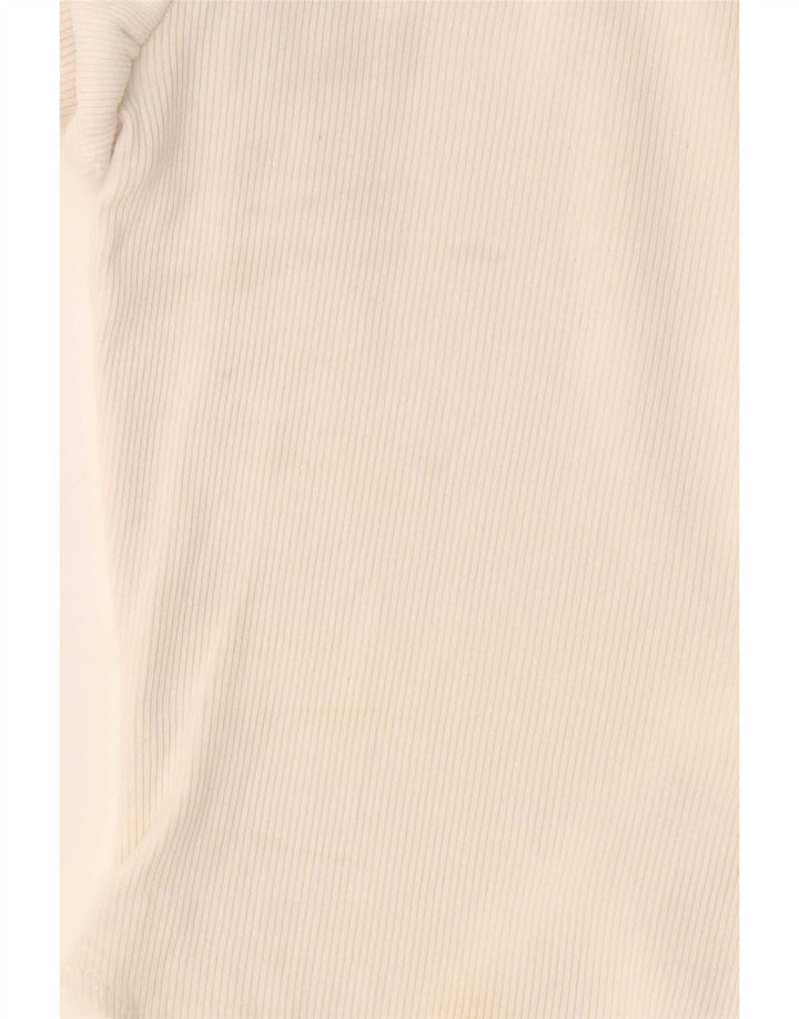 Body Zara pentru femei UK 12 Medium Off White Bumbac