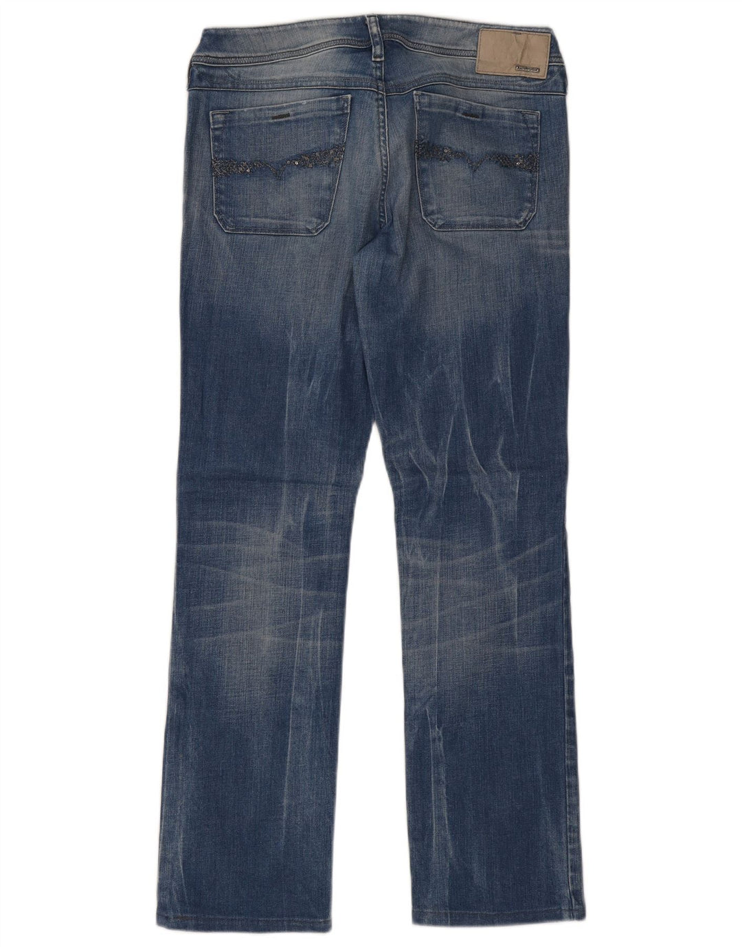 Diesel Womens Lowky Straight Jeans W31 L29 Blue Cotton