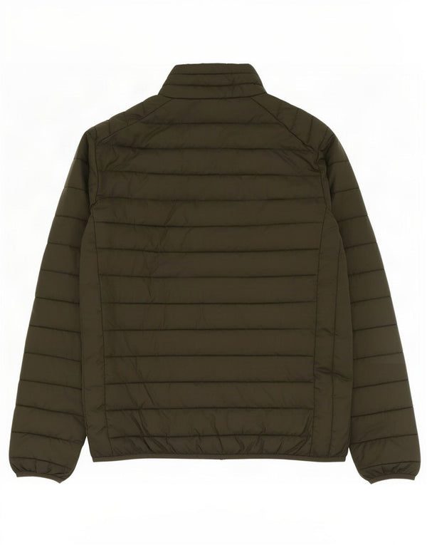 Ellesse Chaqueta acolchada para hombre UK 40 Large Caqui Poliéster