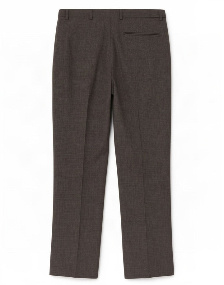 Marks & Spencer Mens Regular Fit Suit Trousers W34 L29 Grey Wool