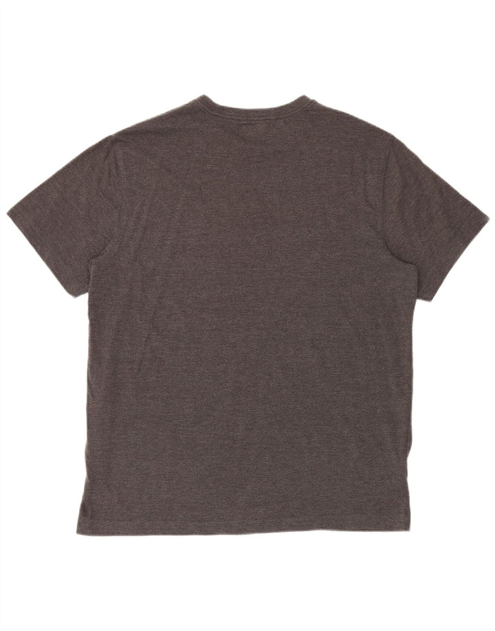 T-shirt da uomo Eddie Bauer Top grande in cotone grigio