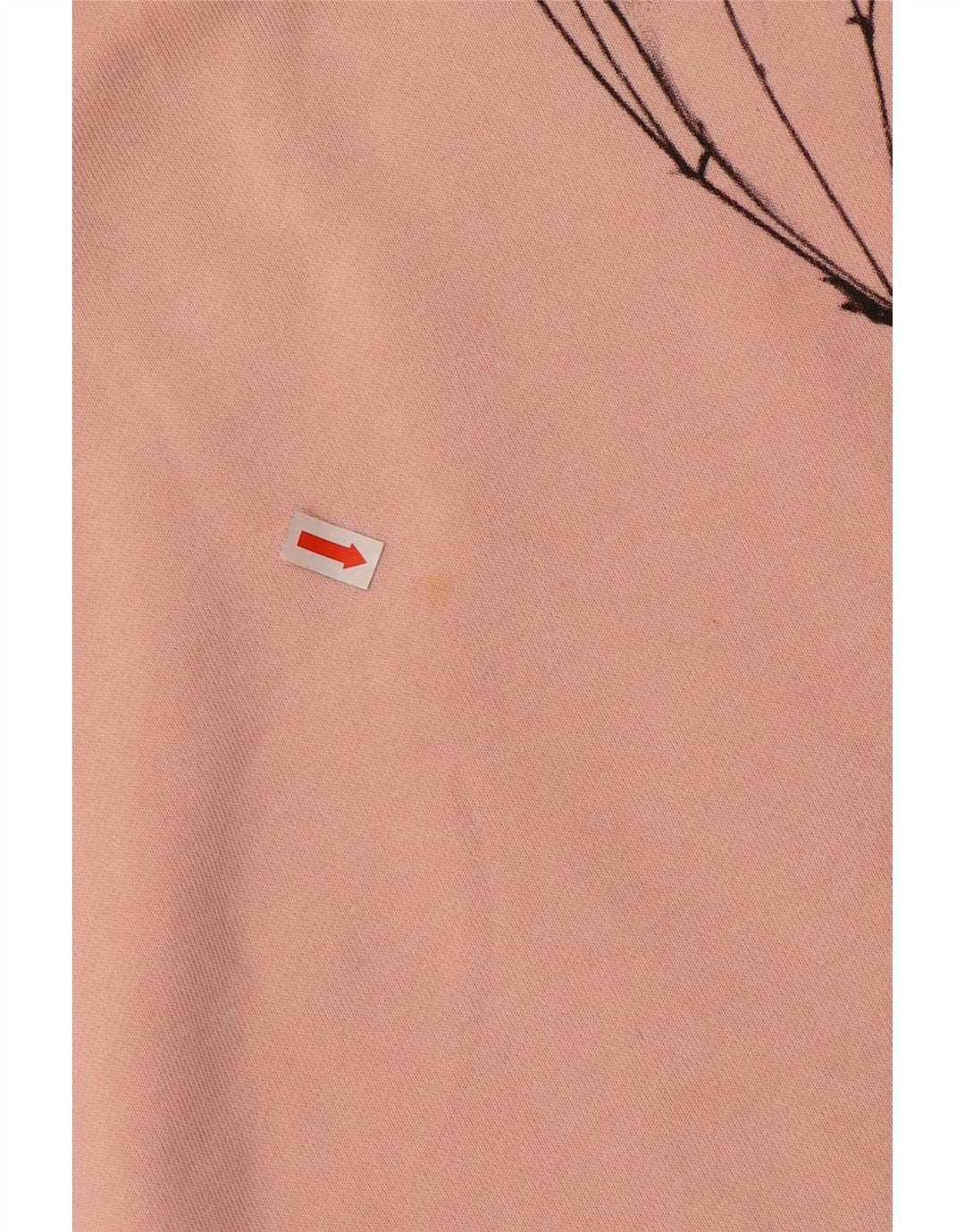 CALVIN KLEIN JEANS Womens Oversized Sweatshirt Jumper UK 10 Small Pink