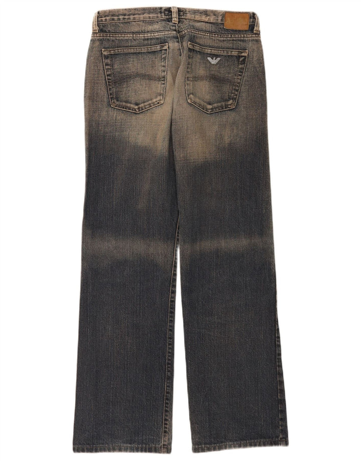 Armani Womens Loose Jeans W28 L30 Blue Cotton