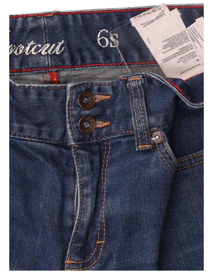 TOMMY HILFIGER Womens Bootcut Jeans US 6 Medium W30 L30 Blue Cotton