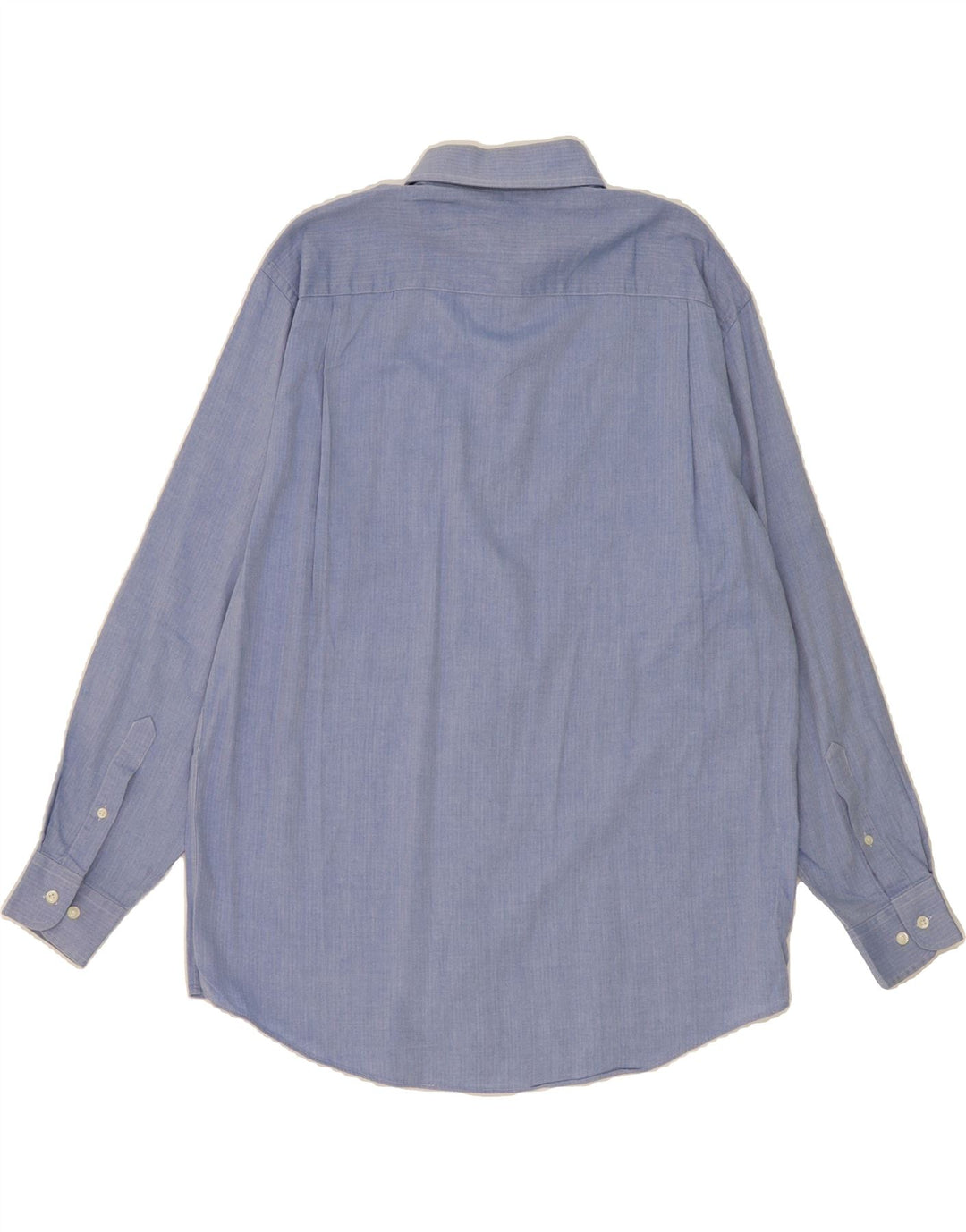 NAUTICA Mens Shirt Size 16 1/2 Large Blue Herringbone Cotton Vintage Nautica and Second-Hand Nautica from Messina Hembry 