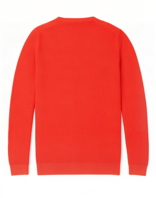Damski sweter Tommy Hilfiger z dekoltem w łódkę UK 12, średni czerwony