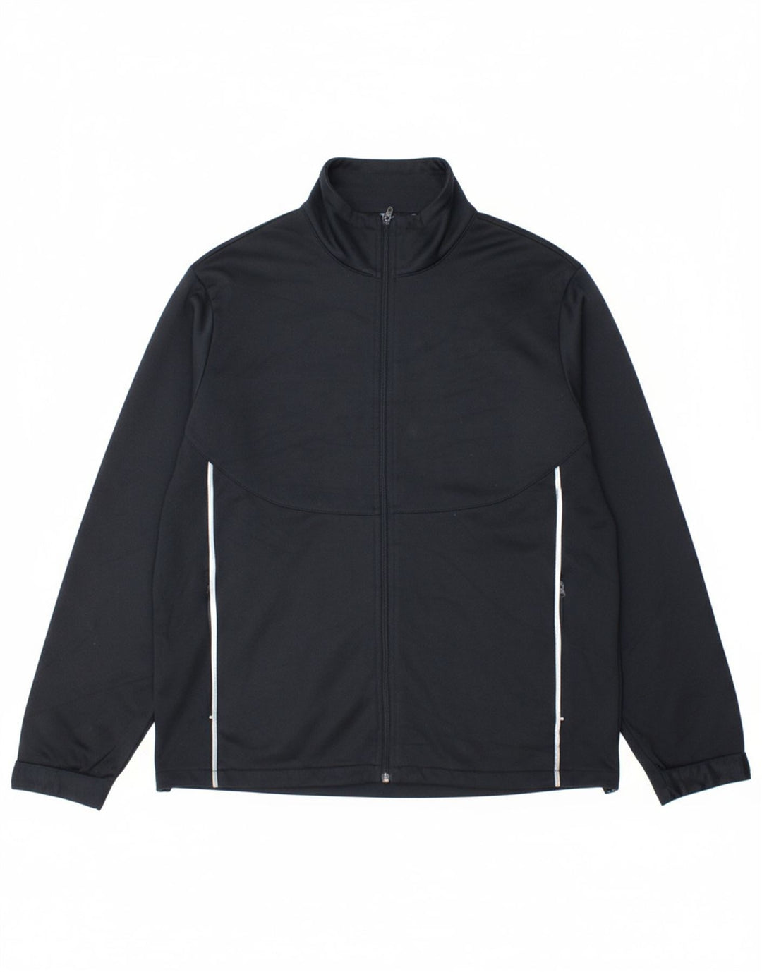 BASIC Mens Tracksuit Top Jacket XL Navy Blue Polyester