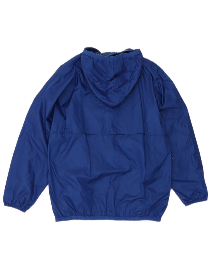 Giacca antipioggia con cappuccio K-Way Bambino 9-10 anni Blu in poliammide