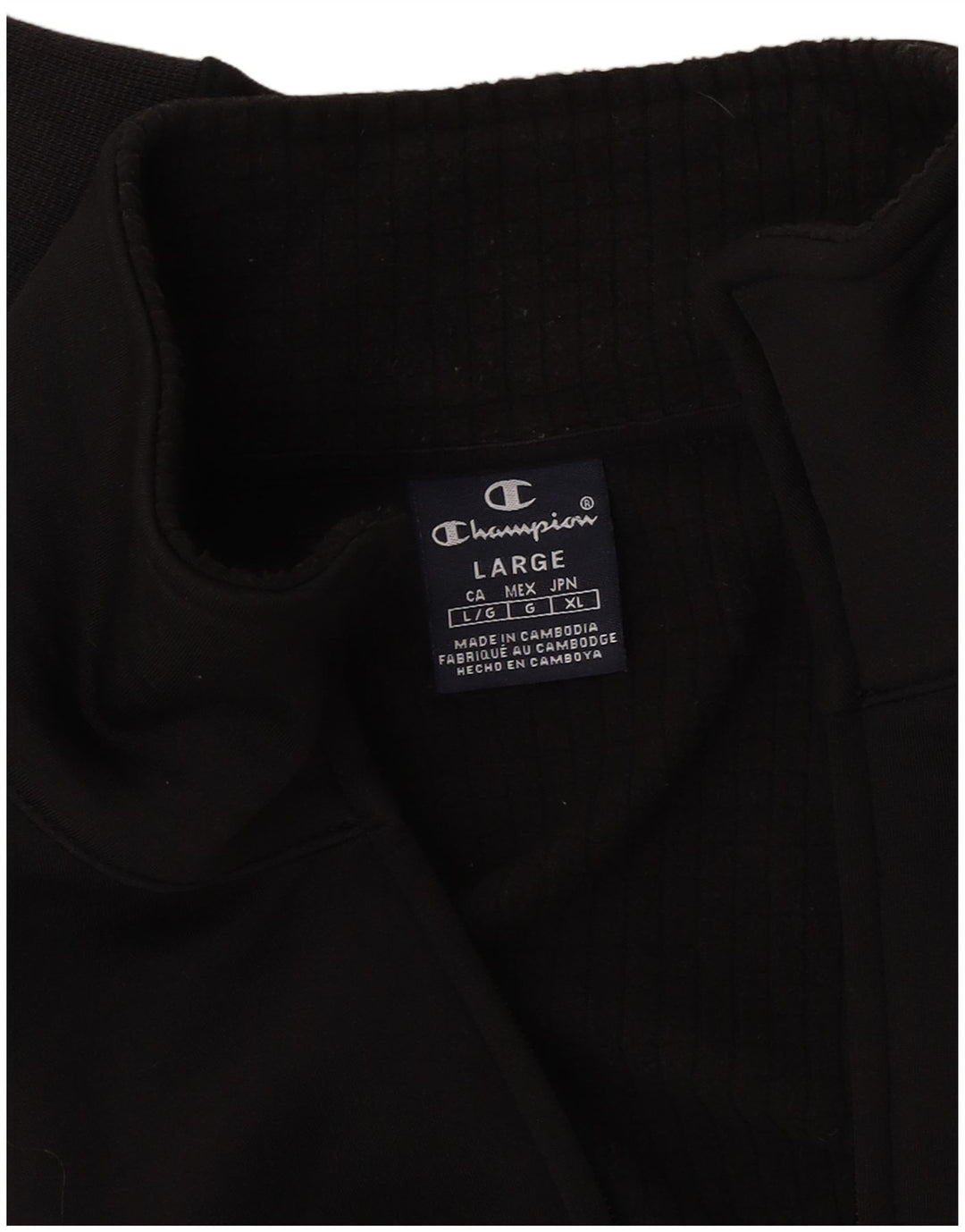 Giacca da tuta da uomo Champion Large nera