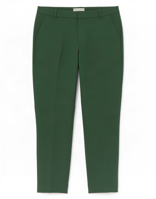 Hobbs γυναικείο κωνικό παντελόνι Chino UK 14 Large W34 L28 Green