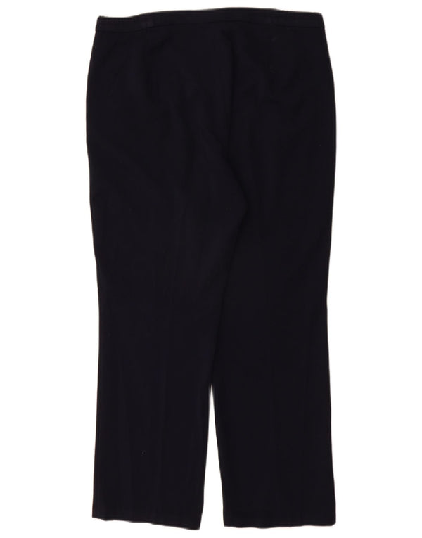 Gerade Freizeithose für Damen von Marks & Spencer, W32, L28, Marineblau, Polyester