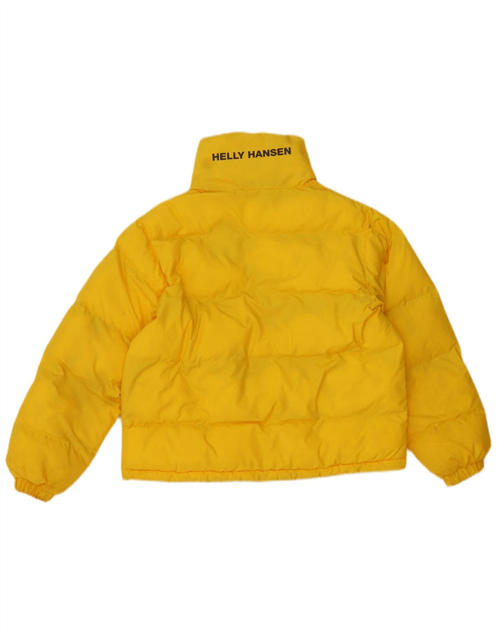 Helly Hansen Womens Vendbar Oversized Polstret Jakke UK 10 Lille Gul