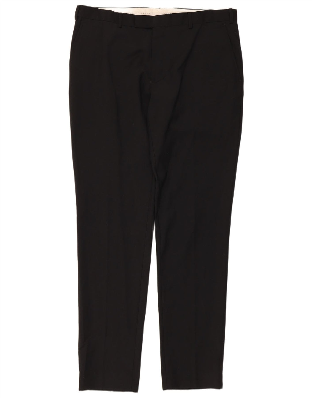Dkny Herre Slim Fit Suit Bukser W36 L33 Sort Uld