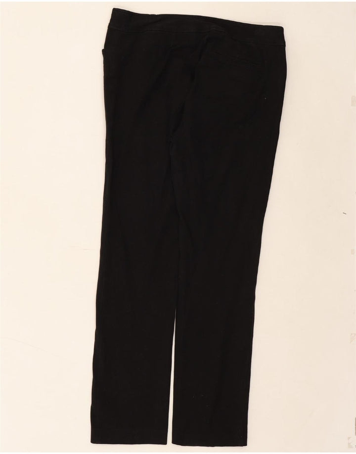 CHAPS Womens Petite Straight Suit Trousers US 8 Medium W30 L28 Black Vintage Chaps and Second-Hand Chaps from Messina Hembry 